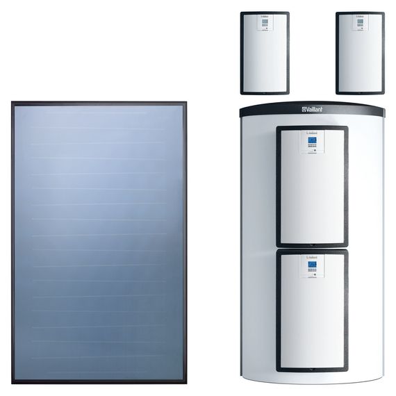 Vaillant Solaranlage 9.425/6, 10,04m² VFK 155/2 V, allSTOR exclusiv VPS 800/3-7 0010042373