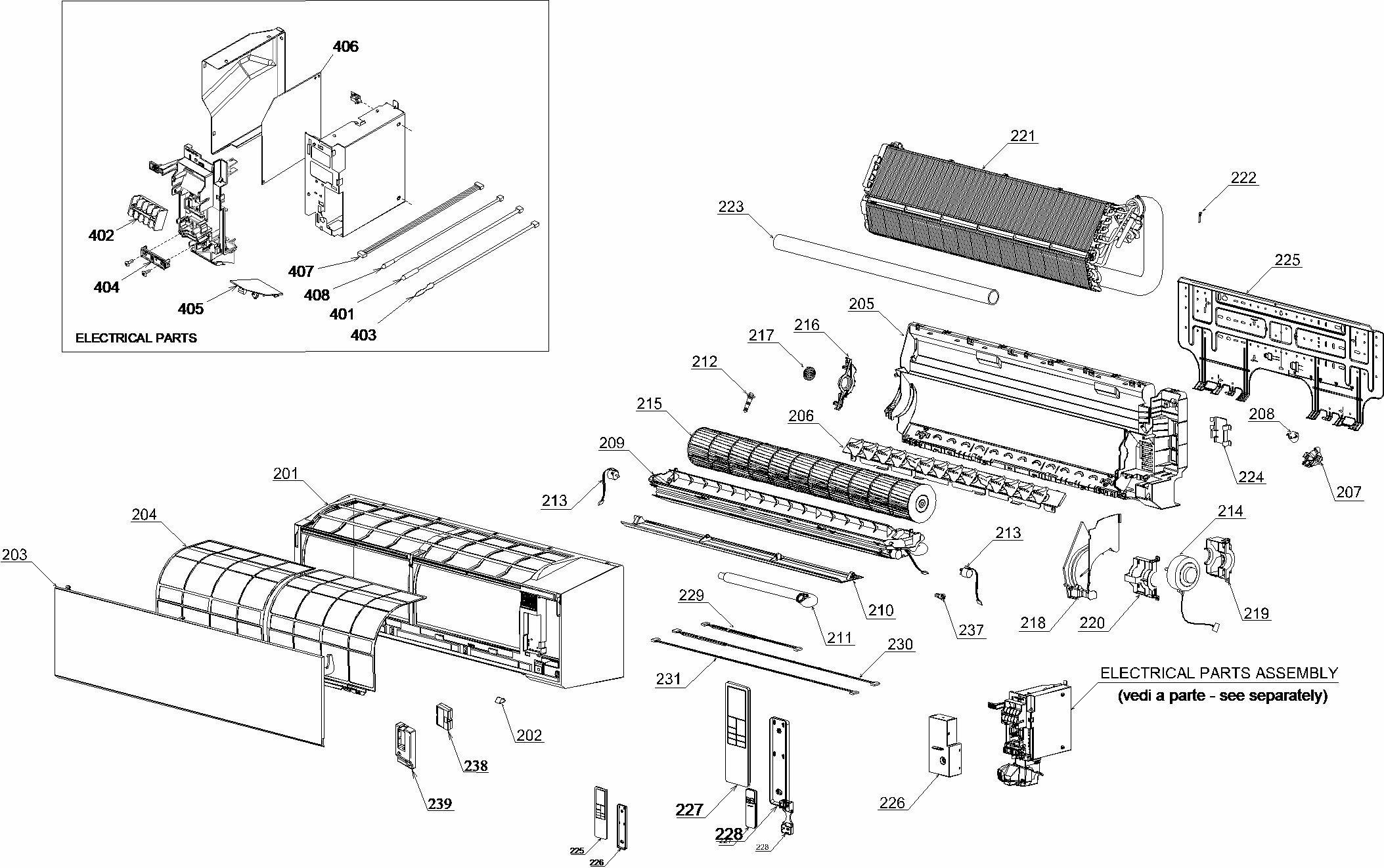 Carrier Single-Split-Inneneinheit High Line, 40 WHH 071, schwarz, 7,0 kW, Komfort-Klima 20220718