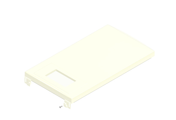 Brötje Verkl.-Vorderwand SGB 400-610 H Eckige Kanten, verschiedene Farben, 8,224 kg, 7668830