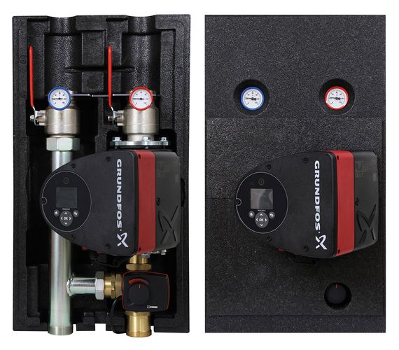 Vaillant Rohrgruppe mit 3-Wege-Mischer DN40, Vor-/Rücklauf Rp 2, HE-Pumpe, GEG 0010045837