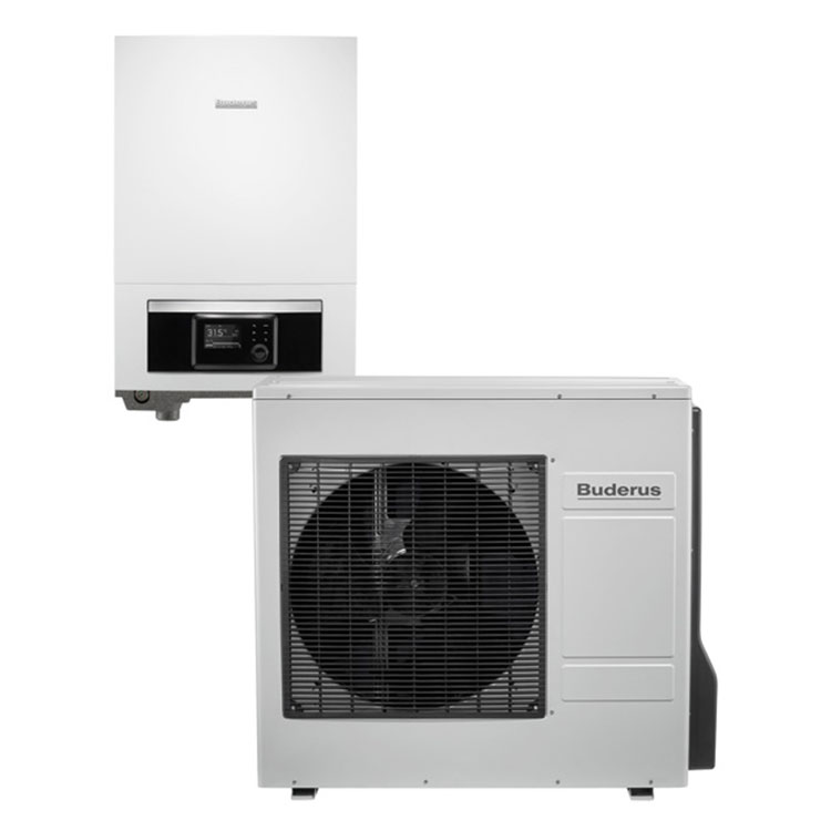 Buderus Luft-Wasser-Wärmepumpe Logaplus-Paket WP-SP2 WLW-6 SP AR, WLW166-10 E