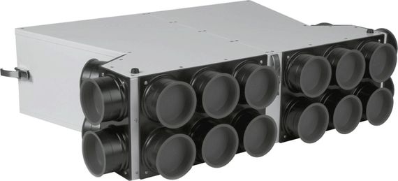 Wolf CWL Luftverteiler, für Zu- und Abluft DN125 2x10 DN63, CWL-F-150 Excellent 2577841