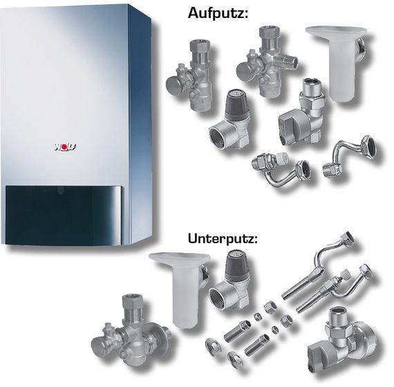 Wolf CGU-2K-24 24kW Gas-Heizwert-Kombitherme, Regelung RM-2, Aufputz, E / H 8616107W10