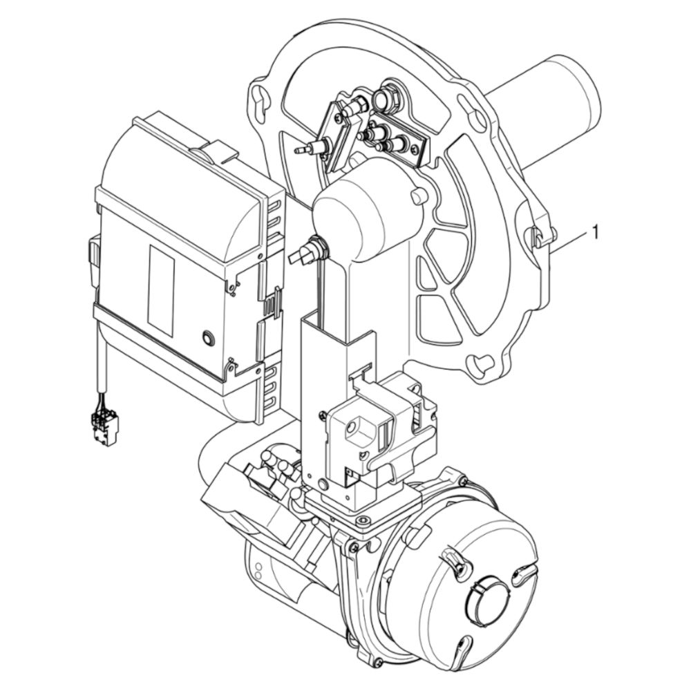 Buderus Gasbrenner VM1.0 15kW G20 V3 für Logano plus GB212, verschiedene Farben, 8738808632
