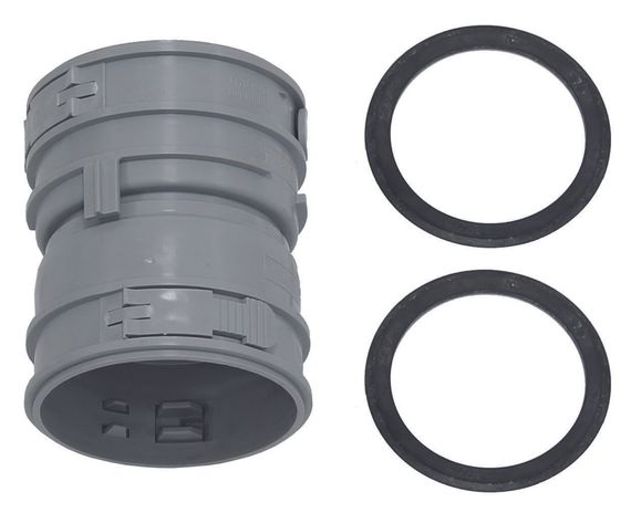 Vaillant Verbindungsstück für flexibles Abgassystem Ø 60 PP 0020077525, DN 60, Ø 60 mm, Polypropylen (PP), Originalzubehör
