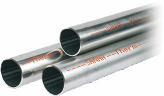 Buderus Sanha Therm Systemrohr aus C-Stahl, 22 x 1,5 mm, 6 Meter, 7747204726