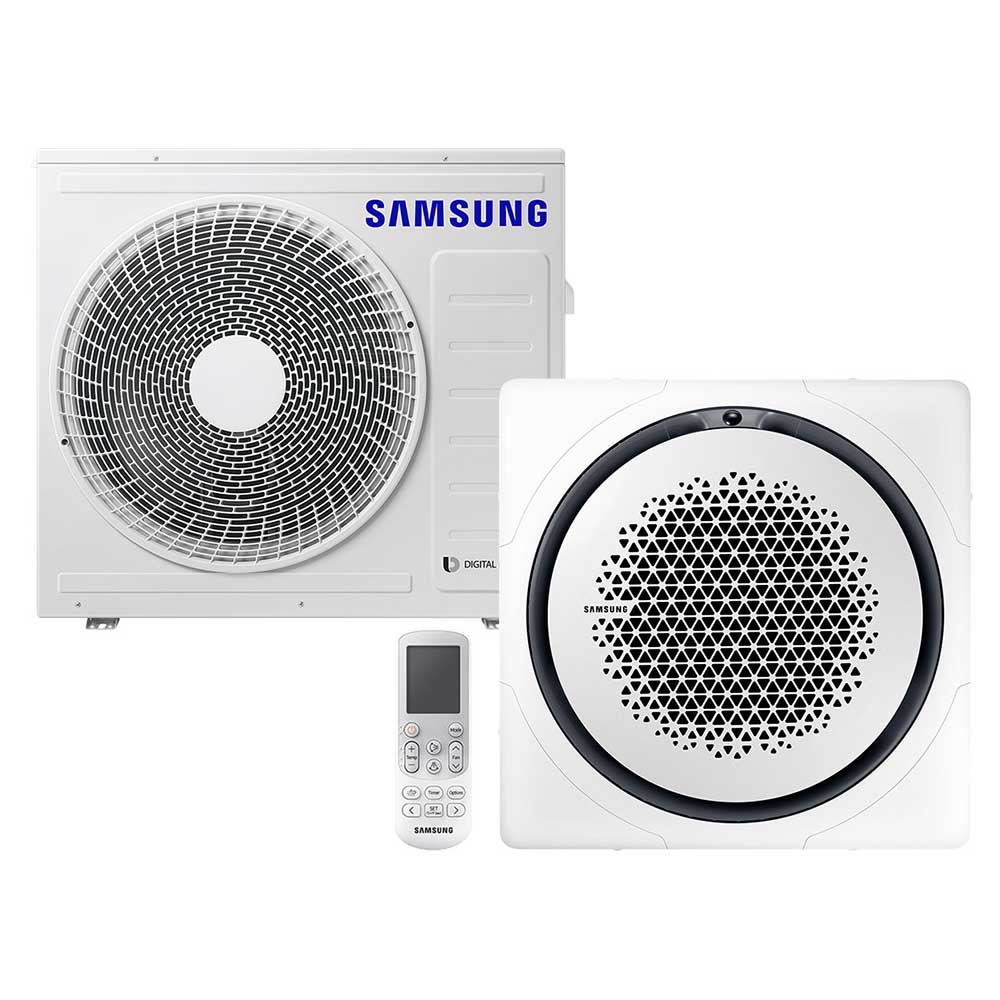 Samsung BAC Split Deckenkassette Set Kühlen 7.1 kW | Heizen 8.0 kW AC071RN4PKG/EU.1.1 eckig, Wind-Free ECO S-Inverter, R32, 6.7 SEER, A++