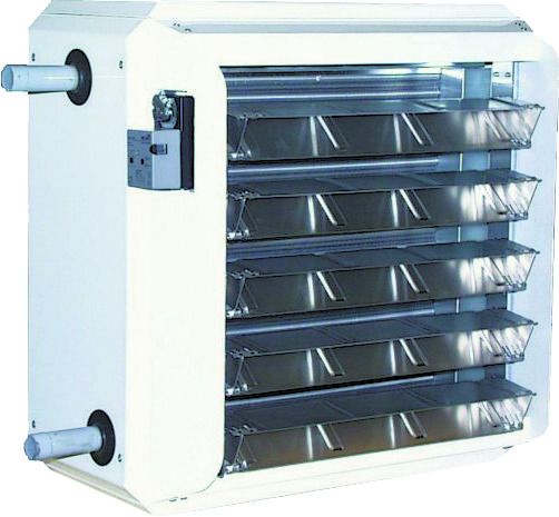 Wolf Luftheizer TLHK 25, CU/AL, 230V / 50Hz, Induktionsjalousie manuell 6523375