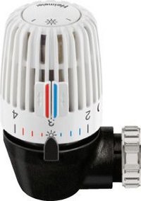 Heimeier Thermostat WK 7300-00.500 Festfühler Winkelform M30x1,5 weiss 80570357