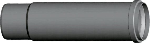 Wolf Schiebemuffe DN 80/125 L=200mm weiß 2651490