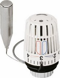 Heimeier Thermostat K 6002-00500 Fernfühler weiss 2m Kapillarrohrspule CEN-zertifiziert 80570531