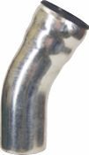 Buderus Bogen mit Muffe 45°, DN 50, verzinkt 80129081