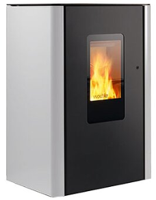Viessmann Wodtke Pelletofen Jack water+ 10 kW, Glas-Dekor white 7327838