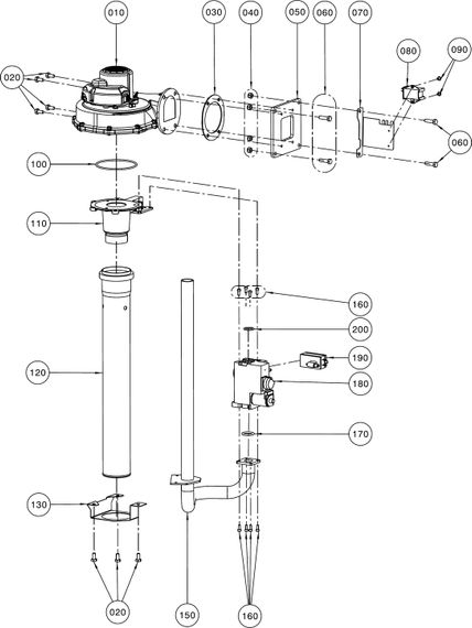 Wolf MGK-2-130 Gasbrennwertkessel 130 kW, für Erdgas E, LL und Flüssiggas P 8752241