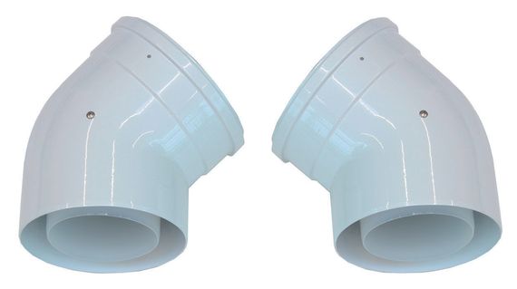 Vaillant Bogen 45° (2 Stck) konzentrisch Ø 110/160 PP 0020106379 - Formstück für konzentrische Abgassysteme von Vaillant
