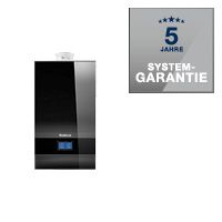 Buderus Gas-Brennwerttherme Logamax plus GB182i.2-25 H, W42, Speicher S120.5 S-B, schwarz 7739621367