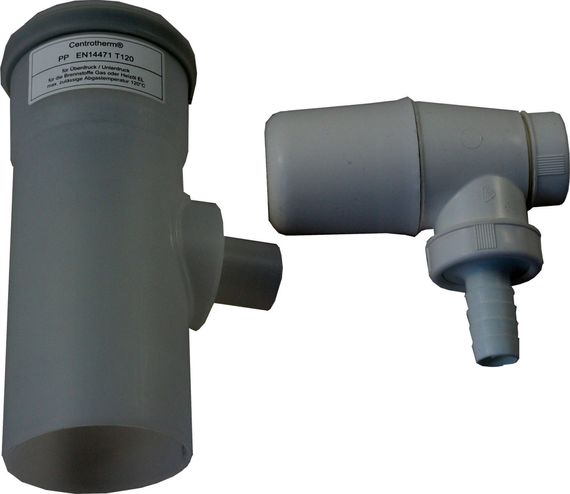Wolf Kondensatablauf DN80 waagerecht, Polypropylen, DN80, WOLF GmbH