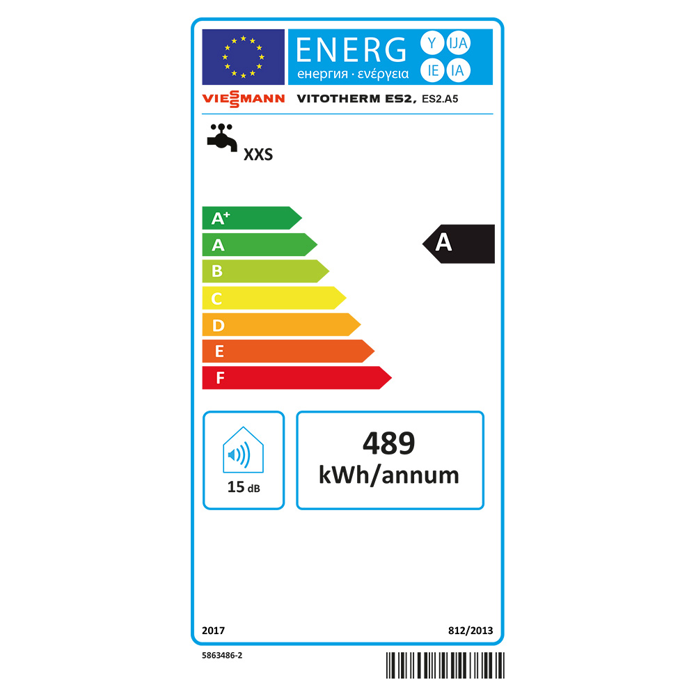 Viessmann Vitotherm 2 kW 5 L Elektro-Kleinspeicher Typ ES2 ZK03811