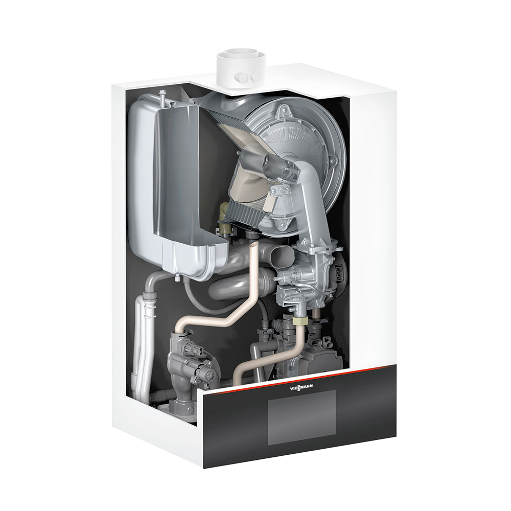 Viessmann Vitodens 300-W B3HF028 B3HG 19kW Brennwertpaket mit Vitocell 100-W 160L