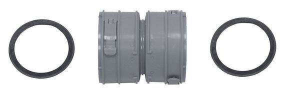 Vaillant Verbindungsstück Ø 80 PP 303512 - Polypropylen-Verbindung für flexible Abgasleitungen DN 80