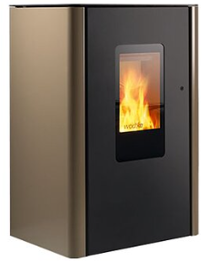 Viessmann Wodtke Pelletofen Jack water+ 8 kW, Glas-Dekor sahara 7327836