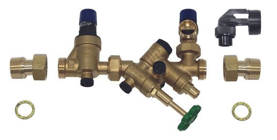 Vaillant Sicherheitsgruppe mit Druckminderer R 3/4 Durchgang 000474
