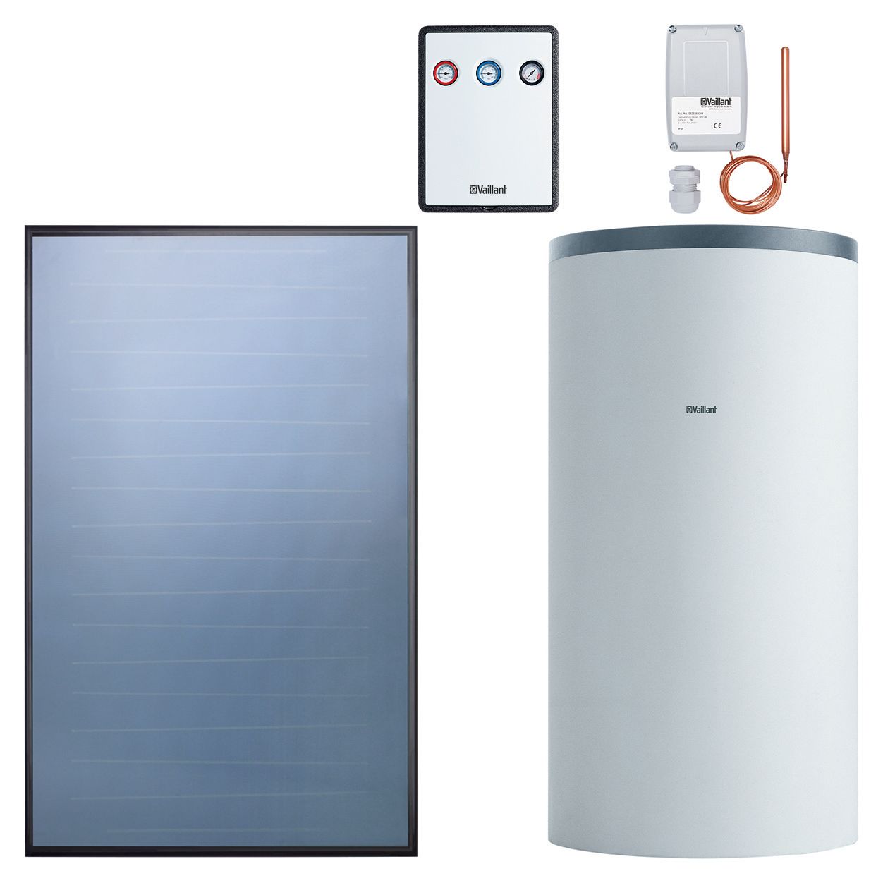 Vaillant Solaranlage 9.452/3, 12,55m² VFK 145/3 V, auroSTOR VPS RS 800 B 0010042392