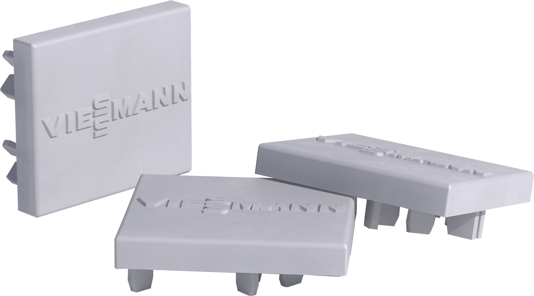 Viessmann Abschlusskappe 50 x 37, silber, 7959373