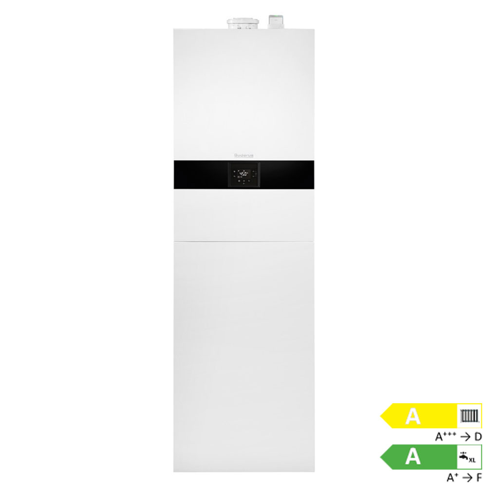 Buderus GB172i T210SR, 24 kW, Logamax plus Brennwert-Kompaktheizzentrale, Erdgas, 7738101037, hohe Effizienz, 210 l, Aluminium-Guss-Wärmetauscher