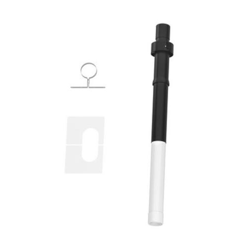 Buderus DO Grundbausatz Ø 80/125 mm, Schrägdach, RLU, Kunststoff PP/PE, schwarz 7738113322 für Bau und Konstruktion