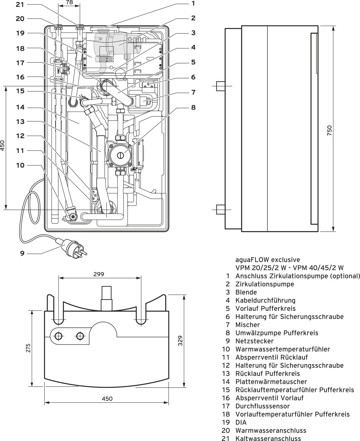 Vaillant Solaranlage 9.431/6, 10,04m² VFK 145/3 V, allSTOR exclusiv VPS 800/3-7 0010042369