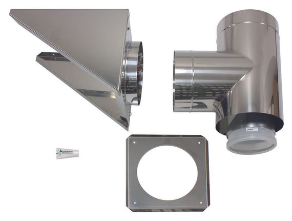 Vaillant Außenwandanschluss konzentrisch Ø 300/200 Edelstahl/PP 0020095574