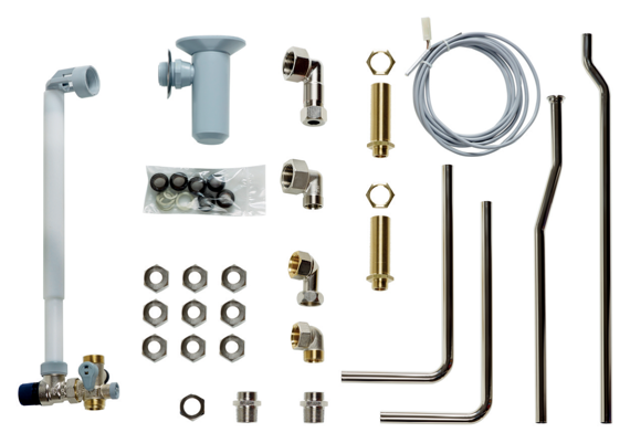 Vaillant Speicher-Verrohrungssatz 150 Liter, Unterputz Sicherheitsgruppe 10 bar 0020183761
