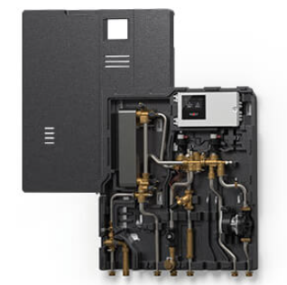 Wolf CAT-2-LT-Ultra 55 Wohnungsstation, 10 kW, WW 52,2 kW / 18,8 l/min, ohne Dämmhaube 8617046