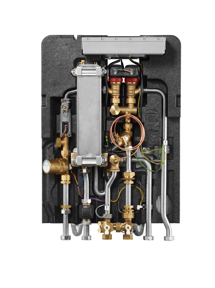Buderus WS170-35 UE, Logamax kompakt Wohnungsstation, 35 kW, direkter HK, UP 7735600625