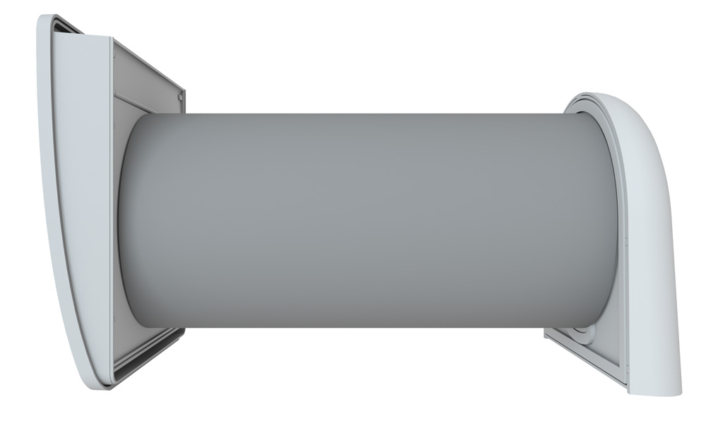 Buderus Logavent HRV126-43 D Komplettset, Wohnungslüftungsgerät 7735600367