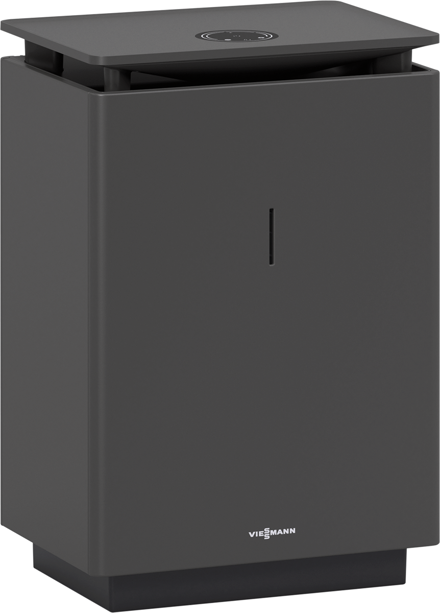 Viessmann Vitopure 250 Luftreiniger, 22W, 250 m³/h, Lavaschwarz ZK08008