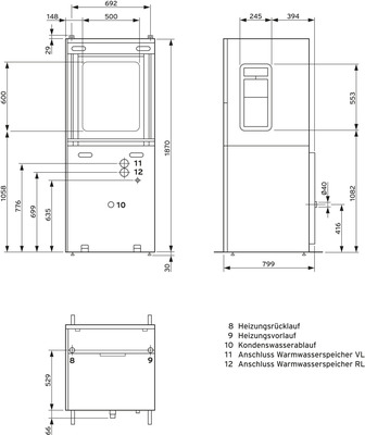 Vaillant versoTHERM plus VWL 77/5, Luft-/Wasser-Wärmepumpe 0010022999