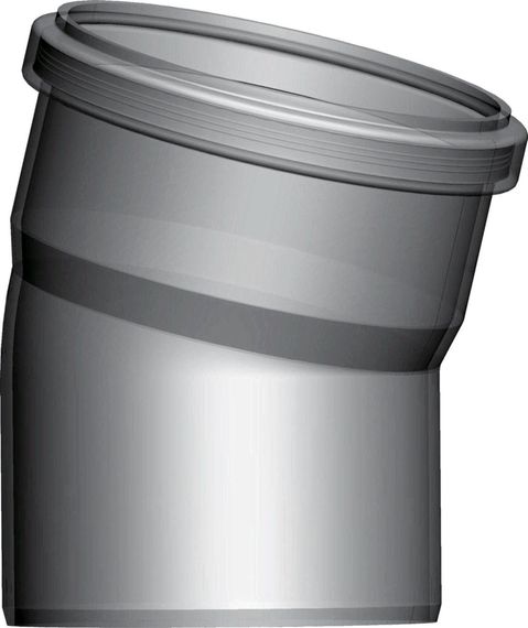 Wolf Abgasrohrbogen 15°, DN160 aus Polypropylen bis 120°C 2651318