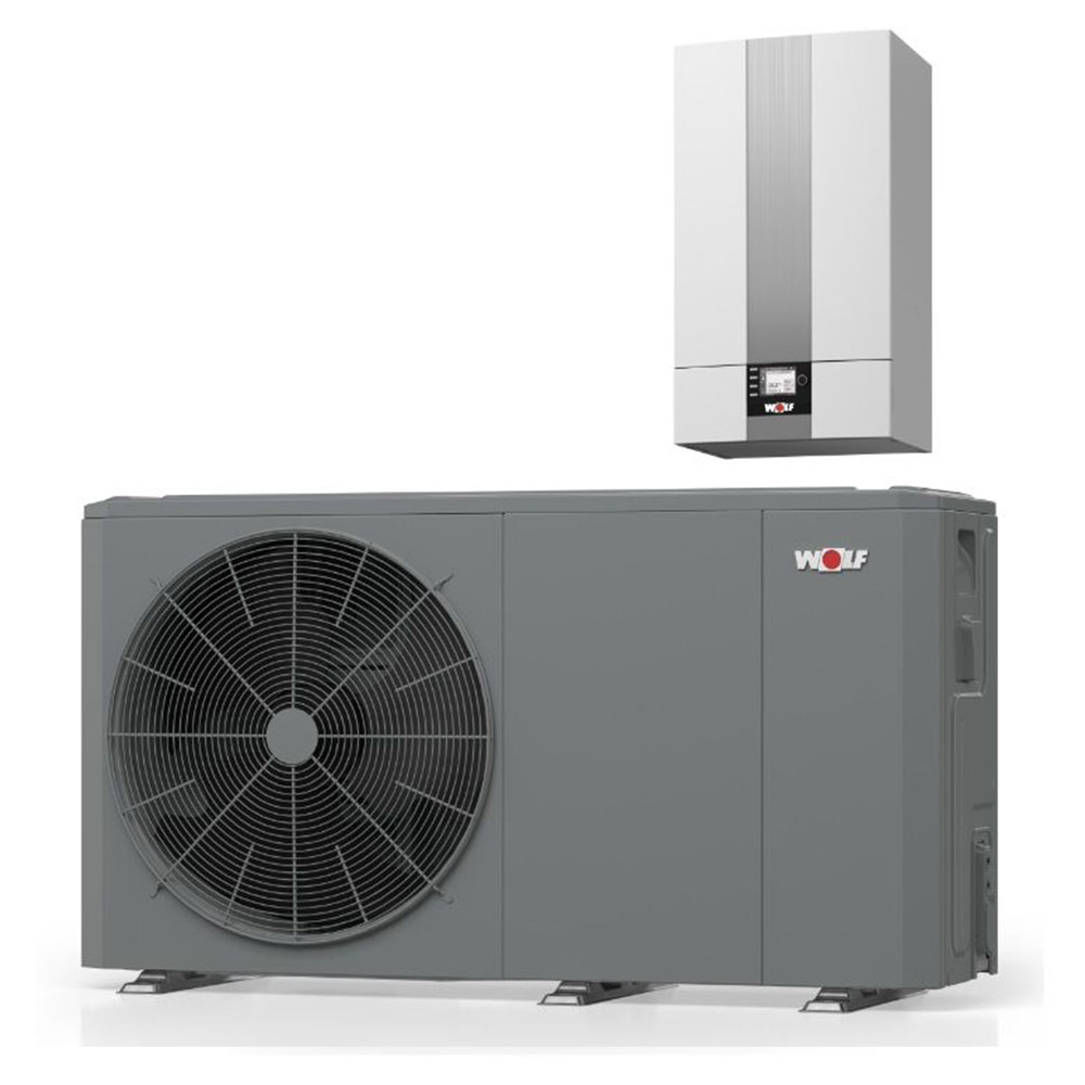 FHAW2CC6q9zZeiid Wolf FHA-Monoblock 06/07 230V mit E-Heizelement 6 kW Luft-Wasser-Wärmepumpe