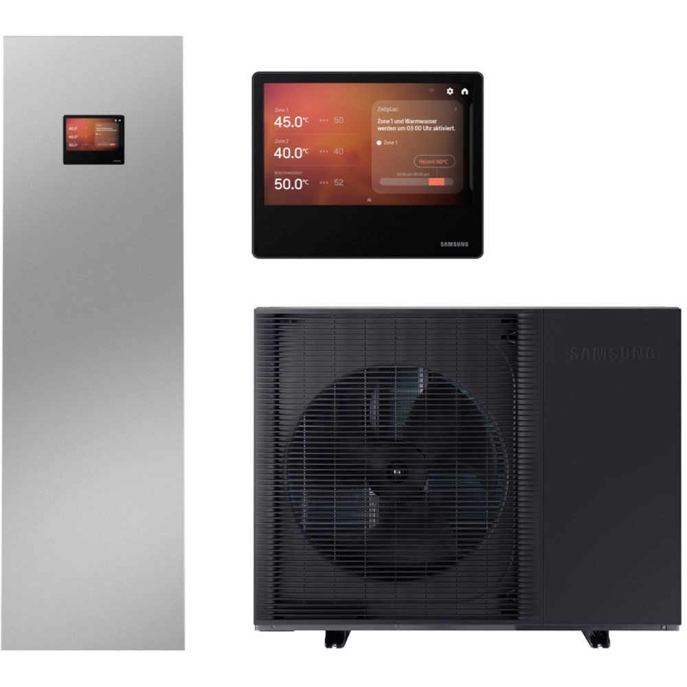Samsung Mono HT Quiet 12 kW ClimateHub 200L inkl. AI-Home Touch Display HuM-HT-12-200-3AI