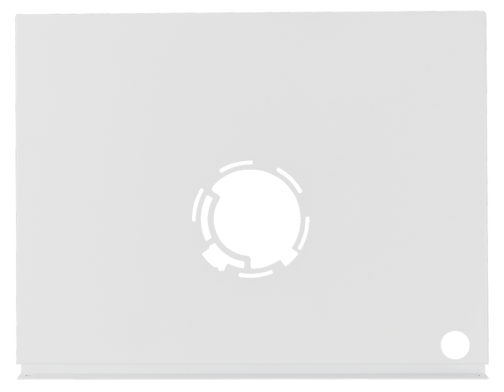 WOLF Verkleidung oben weiß für CGB-2 GAF 70mm weiß