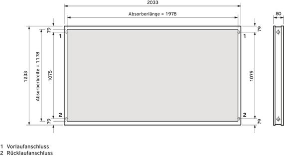 Vaillant Solarpaket mit 2 x auroTHERM VFK 145/3 H und VR 11 0010042398