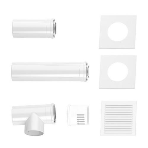 Buderus Erweiterungsbausatz C53x GAL-K Grundbausatz Ø 80/125 mm, Schacht, RLU 7738112552, Abgassysteme, Raumluftunabhängige Abgasführung