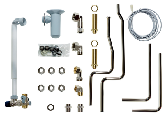 Vaillant Speicher-Verrohrungssatz 120 Liter, Unterputz Sicherheitsgruppe 10 bar 0020183759
