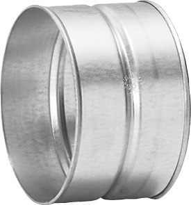 Buderus SM100 Verbindungsmuffe, Metall, DN 100, für Wohnungslüftungsgerät 7738112487