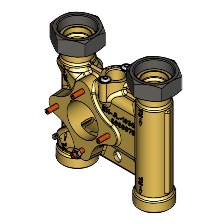 Viessmann Mischergehäuse 3-Wege DN32 7833645