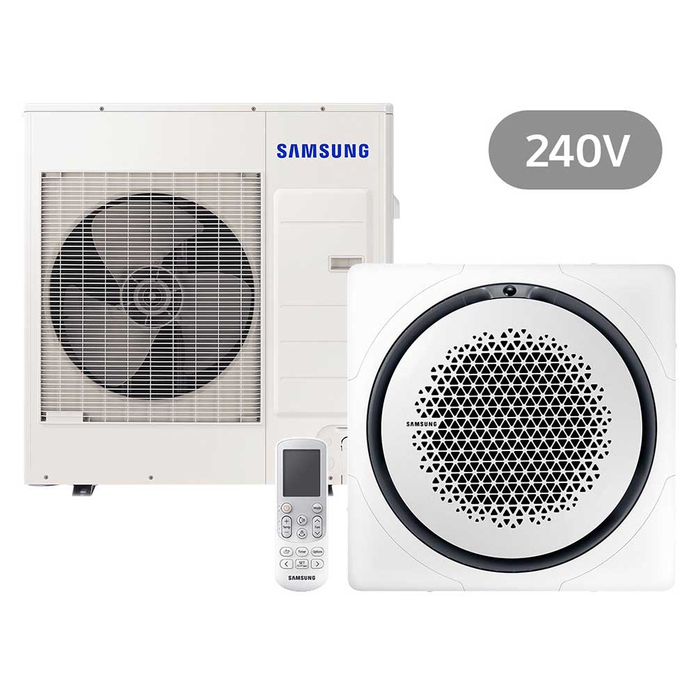 Samsung BAC Split Deckenkassette Set Kühlen 10.0 kW | Heizen 11.2 kW AC100RN4PKG/EU.1.3 eckig