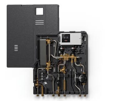 Wolf CAT-2-LT-HP-Ultra 63 Wohnungsstation, 15 kW, WW 59,65 kW / 21,5 l/min, ohne Dämmhaube 8617050