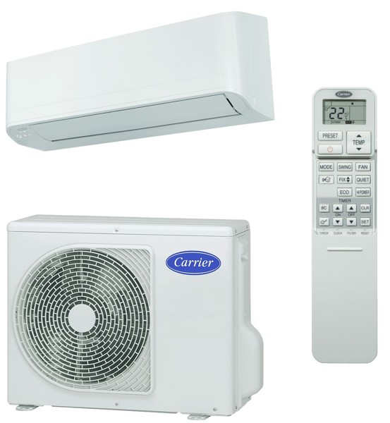 Carrier Single-Split-Klimagerät Komfort Line 40/38 WHM 020, weiß, 2,0 kW, PM2.5 Filter ZC00049